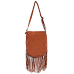 Load image into Gallery viewer, Leather Natural Edge Fringe