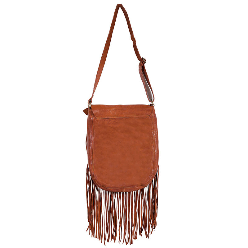 Leather Natural Edge Fringe