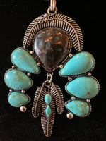 Load image into Gallery viewer, Faux Turquoise Necklace