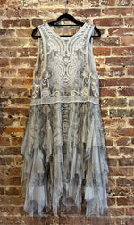 Load image into Gallery viewer, Embroidered Tulle Duster