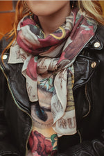 Load image into Gallery viewer, Friendship Love & Truth Bamboo Scarf