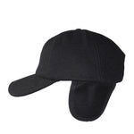 Load image into Gallery viewer, Wool Hat with Ear Flaps - Black