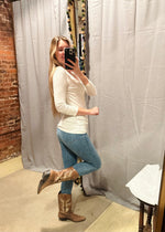 Load image into Gallery viewer, Flagship 3/4 Sleeve Scoop Pearl