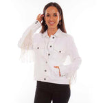 Load image into Gallery viewer, Rhinestone Fringe Jacket