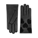 Load image into Gallery viewer, Suede Heart Lambskin Gloves