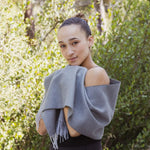 Load image into Gallery viewer, Baby Alpaca Scarf - Iron Ore