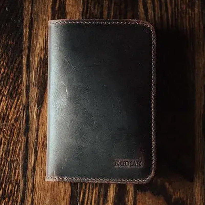 Buffalo Leather Passport Cover