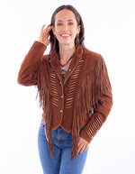 Load image into Gallery viewer, Wooden Beaded Fringe Jacket