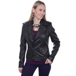 Load image into Gallery viewer, Studded Leather Moto