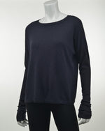 Load image into Gallery viewer, Longsleeve Thermal Binded Crew Midnight