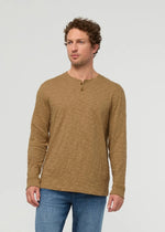 Load image into Gallery viewer, Midweight Slub Jersey Long Sleeve Henley