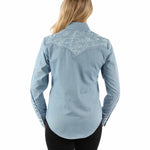 Load image into Gallery viewer, Women's Floral Tooled Embroidered Western Shirt