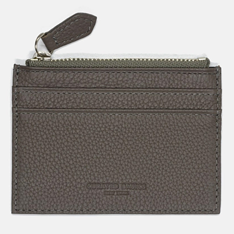 Zipper Leather Cardholder