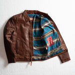 Load image into Gallery viewer, Gambler Cow Leather Jacket
