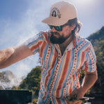 Load image into Gallery viewer, Serape Pearl Snap Short Sleeve - Sedona Red