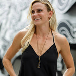 Load image into Gallery viewer, Black Anchor Chain Harmonica Necklace