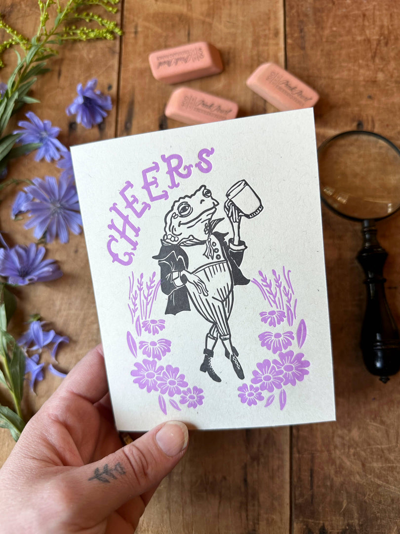 Cheers Frog! Card