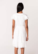 Load image into Gallery viewer, Eyelet Ruffle Mini Dress