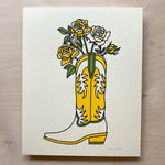 Load image into Gallery viewer, Rose Boot - Silkscreen Print