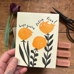 Load image into Gallery viewer, Cat Flower Card