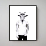 Load image into Gallery viewer, Hipster Goat