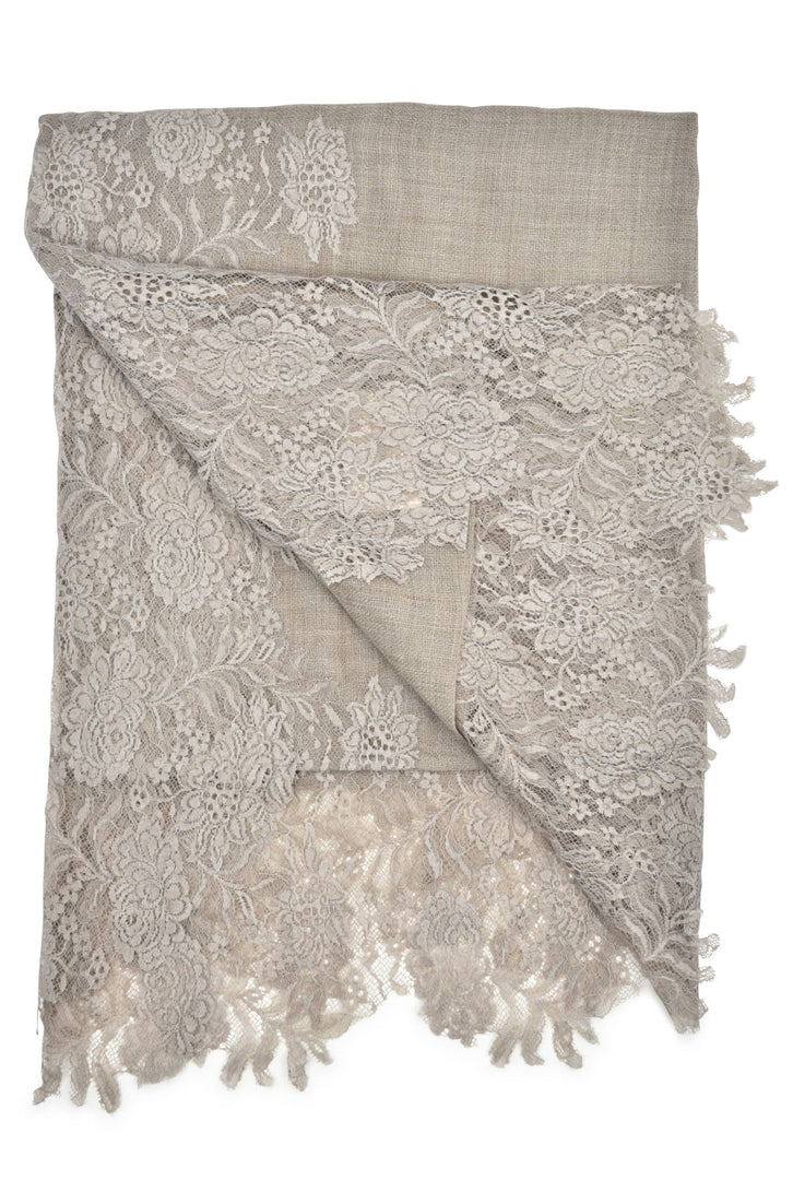 Lace Melange Wrap