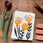 Load image into Gallery viewer, Cat Flower Card