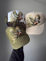 Load image into Gallery viewer, Fly Girl Sequin Pheasant Trucker Hat