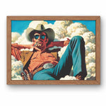 Load image into Gallery viewer, Sky High Cowboy Art Print