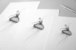 Load image into Gallery viewer, Jelly Dancer: 21x30 cm