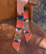 Load image into Gallery viewer, Frontier Bound Quilted Patchwork Twilly Scarf
