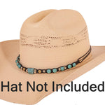 Load image into Gallery viewer, Brandy - Turquoise Hat Band