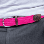 Load image into Gallery viewer, Fuschia Elastic Woven Belt