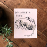 Load image into Gallery viewer, Possum Baby Card