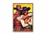 Load image into Gallery viewer, Cowboys in love Wall Art Print