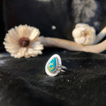 Load image into Gallery viewer, Pilot Mtn. Turquoise Teardrop Ring