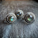 Load image into Gallery viewer, 10mm Faceted Labradorite Ring