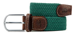 Load image into Gallery viewer, Imperial Green Elastic Woven Belt