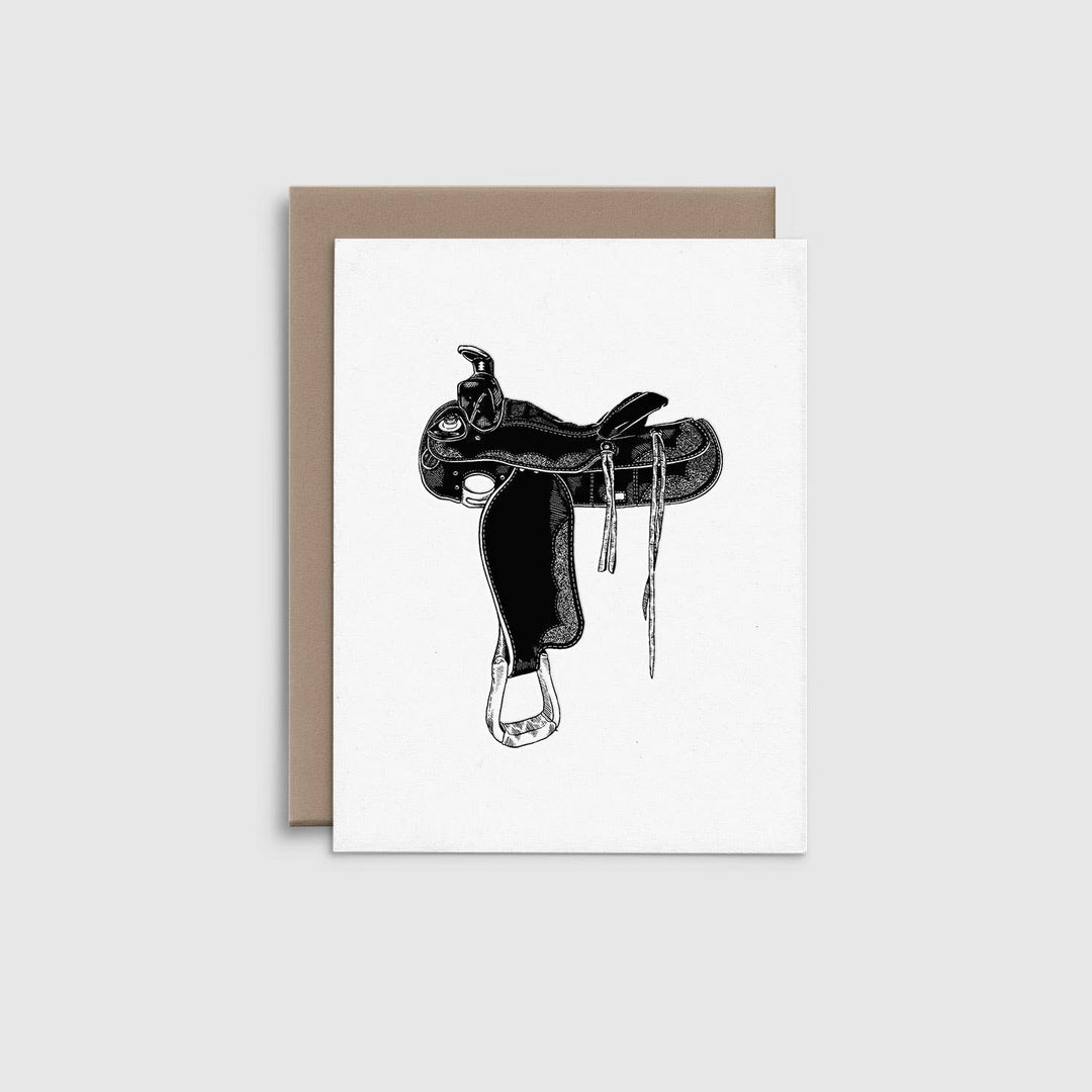 Saddle Greeting Card
