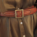 Load image into Gallery viewer, Daya Studded Belt