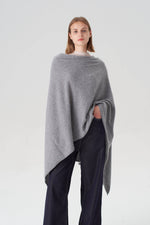 Load image into Gallery viewer, Pure Cashmere Travel Wrap Grey