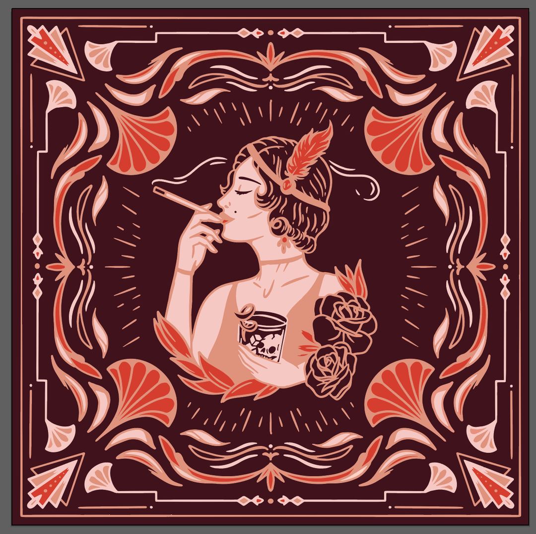 Art Deco Bandana