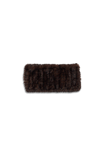 Knitted Faux Fur Snood Whiskey