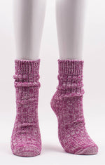 Load image into Gallery viewer, Organic Hemp & Cotton Crew - Magenta