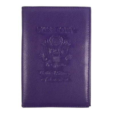 Leather Embossed Passport Cover