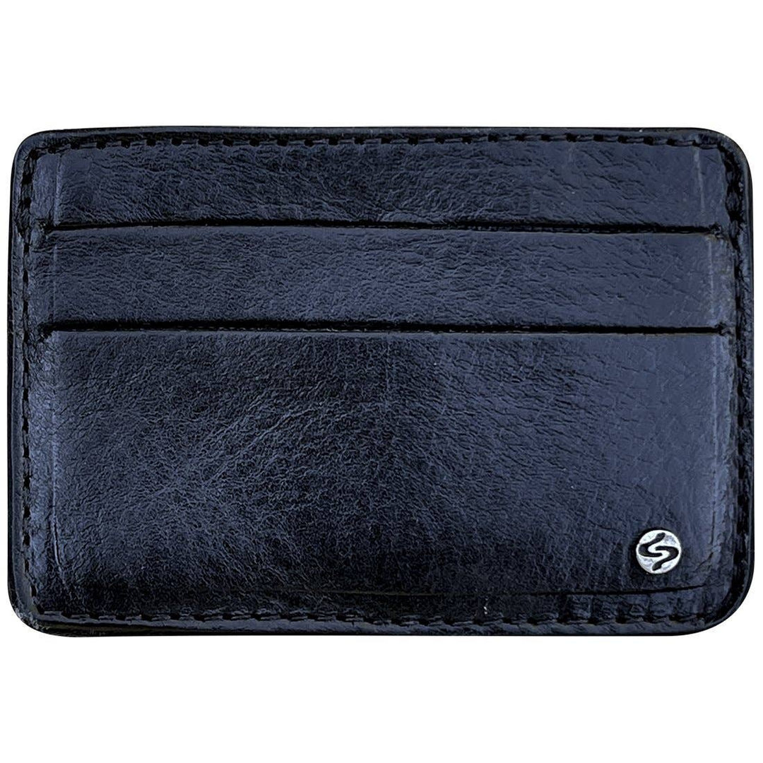 Josh Leather Cardholder Black
