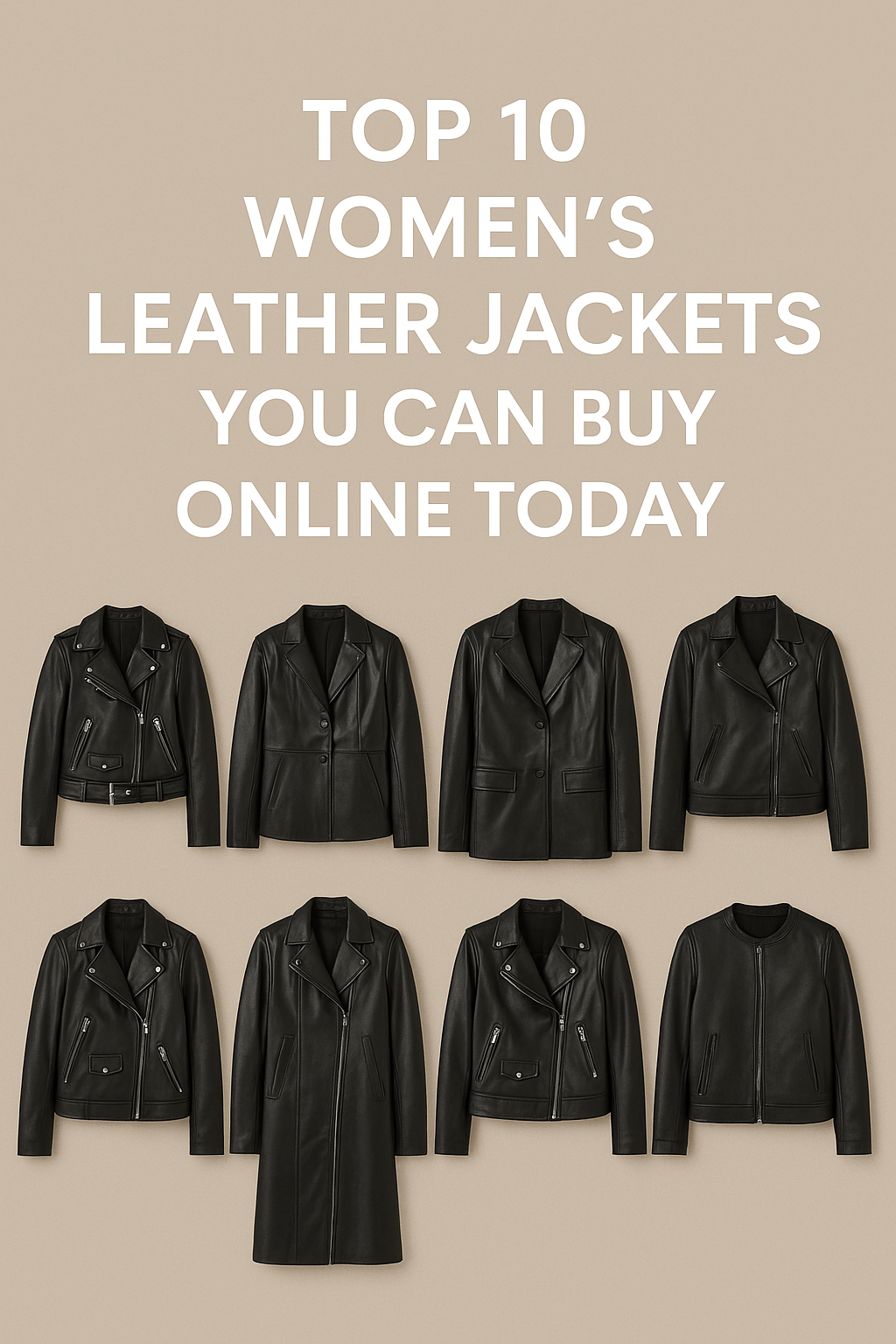 Blog Title: Top 10 Women's Leather Jackets You Can Buy Online Today