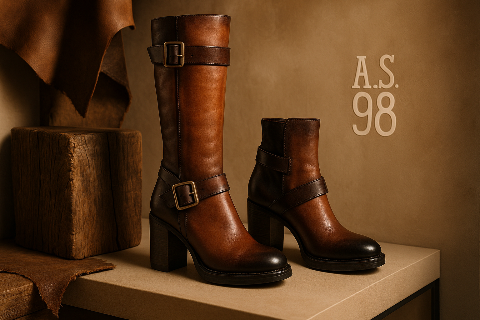 A.S.98 Leather Boots: Where Italian Craftsmanship Meets Modern Chic