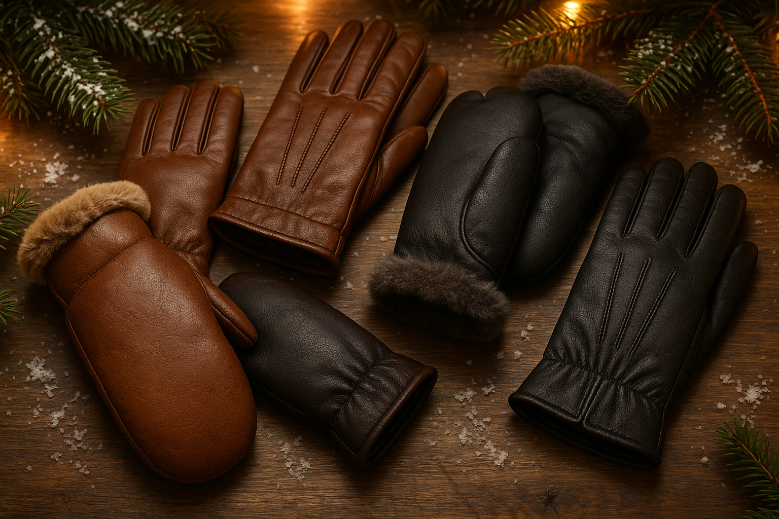 Stay Warm in Style: Leather Gloves and Mittens for Winter