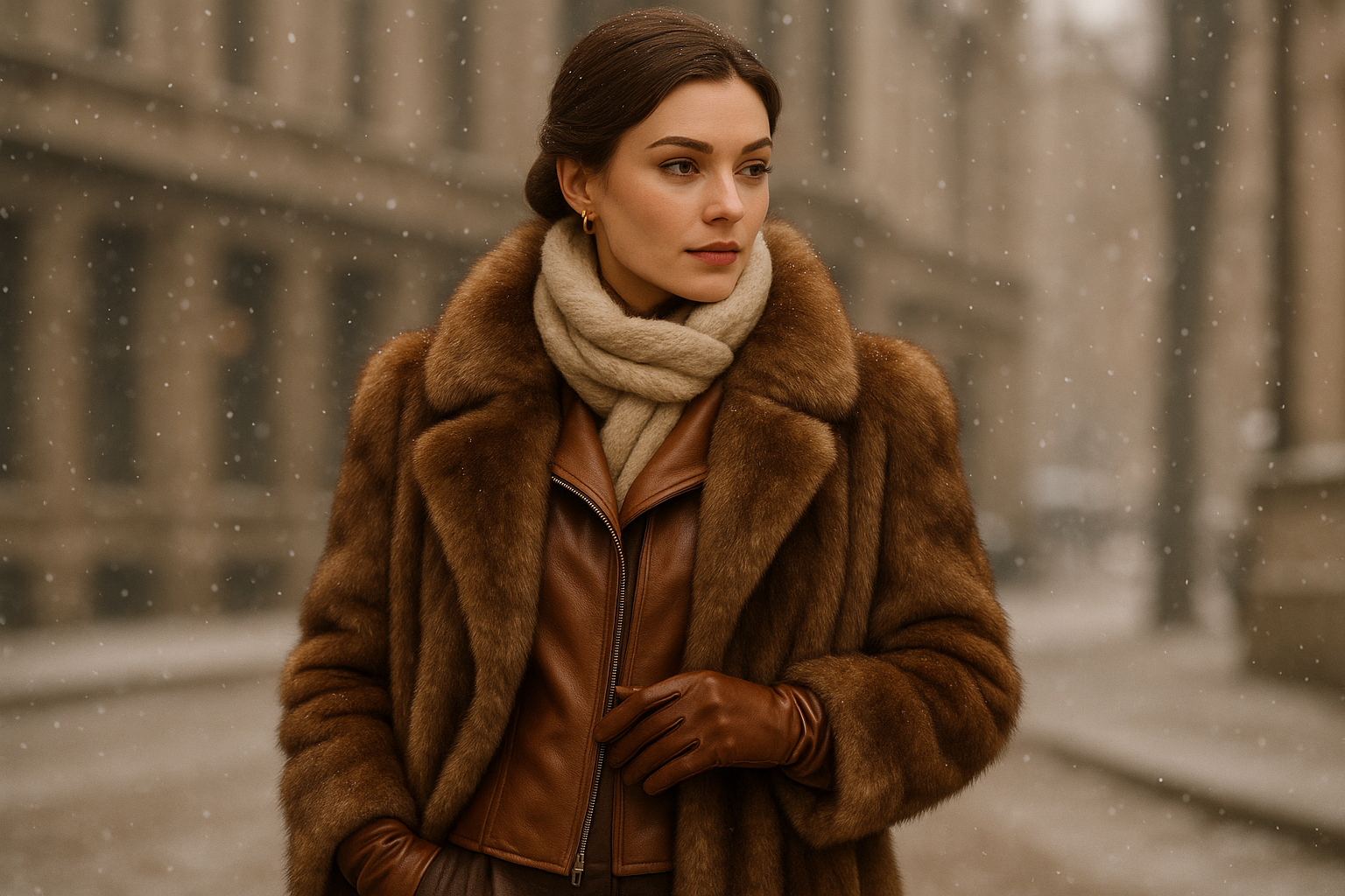 The Art of Layering with Leather and Fur: A Winter Guide